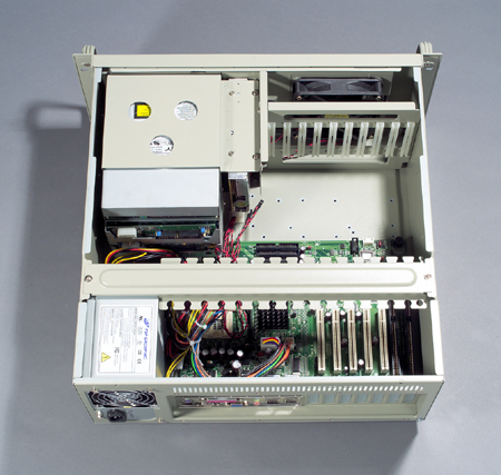 研华IPC-610L与IPC-510 4U上架式工控机外观对比